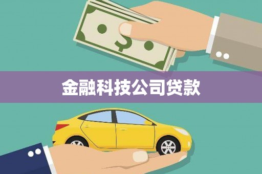 天祝金融科技公司贷款