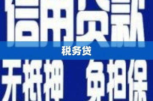 天祝税务贷