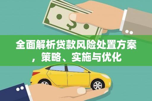 天祝全面解析贷款风险处置方案，策略、实施与优化