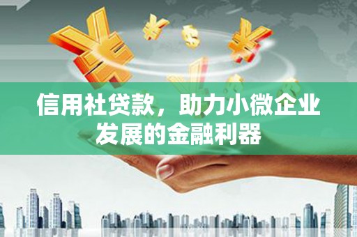 天祝信用社贷款，助力小微企业发展的金融利器