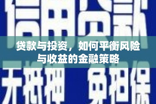 天祝贷款与投资，如何平衡风险与收益的金融策略