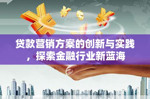 天祝贷款营销方案的创新与实践，探索金融行业新蓝海